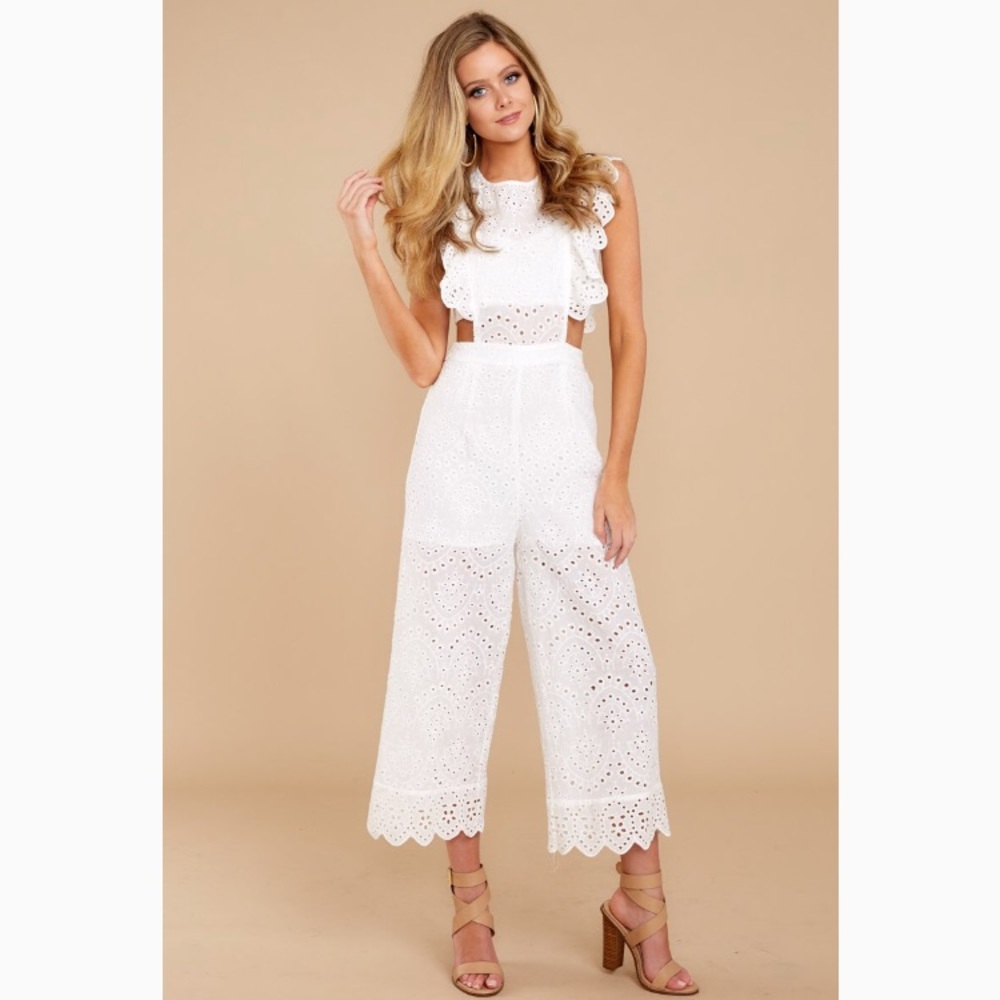 White Lace jumpsuit
